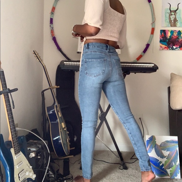 ❌SOLD❌ Saint Tropez Highwaisted Skinny Jeans Sz S - Picture 4 of 16